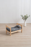 Kitten Bed with Cosmo Brown Fabric Cushion