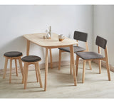 Hockey 5pc Chairs and Stools Dining Set