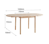 Double Drop Leaf Dining Table