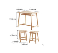 Moroni 3pc Dining Set