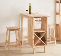 Verona 3pc Wine Bar Table/Stool Set