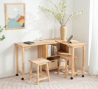 Glasgow Swivelable Dining Table/Study Desk